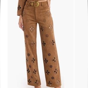 NEW The Noli Shop Kaia Suede High Rise Jean